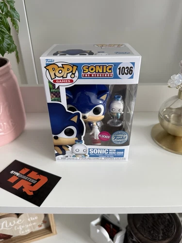 Sonic with Chao Special Edition Flocked 1036 Funko POP! Games Vinyl Figure -