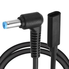 0.5FT USB C to DC PD Power Fast Charging Cable, 5.5mmx1.7mm 65W/18V-20V Black 