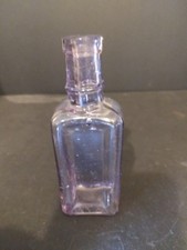 Vintage Bottle Sperm Whale Oil  Sun Purpled 1880-1920