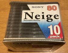  New  SONY MD 80 Neige MD MiniDisc lot of 10 260824