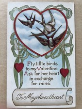 To My Sweetheart Fly Little Birds To My Valen...