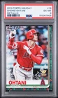 SHOHEI OHTANI 2019 TOPPS HOLIDAY 16 METALLIC SP 🔥 ROOKIE CUP 🐐 PSA 6
