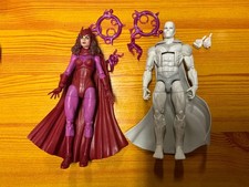 Marvel legends retro card scarlet witch and vision 6 inch figures