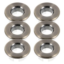 6pcs Sink Overflow Ring: Bathroom Sink Overflow Trim Ring for 23-25mm Hole -