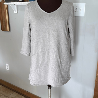 J Jill purejill Pima cotton seamed tunic shirt women s size medium lagenlook min