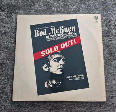 Rod McKuen-Rod McKuen At Carnegie Hall -Double 12'' Vinyl, 1969* Mint/Very Good+*