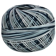 Lizbeth Egyptian Cotton Crochet Thread Size 10 Color 9100 Artic Evening