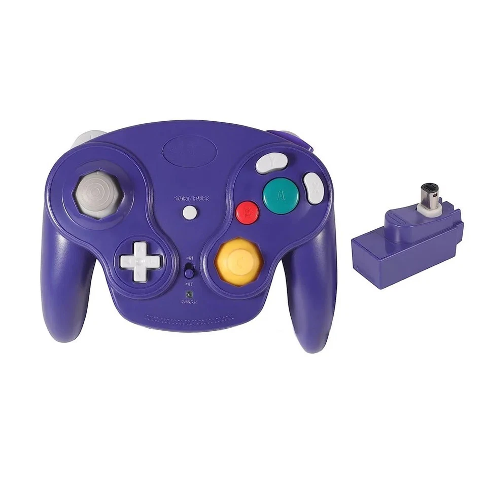 Wireless Game Controller With Adapter For Original Gamecube Retro Classic GC NGC - Image 3 of 4