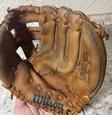 VTG Wilson Tommy John Baseball Glove RHT A2260 Leather Glove Autograph Model EUC