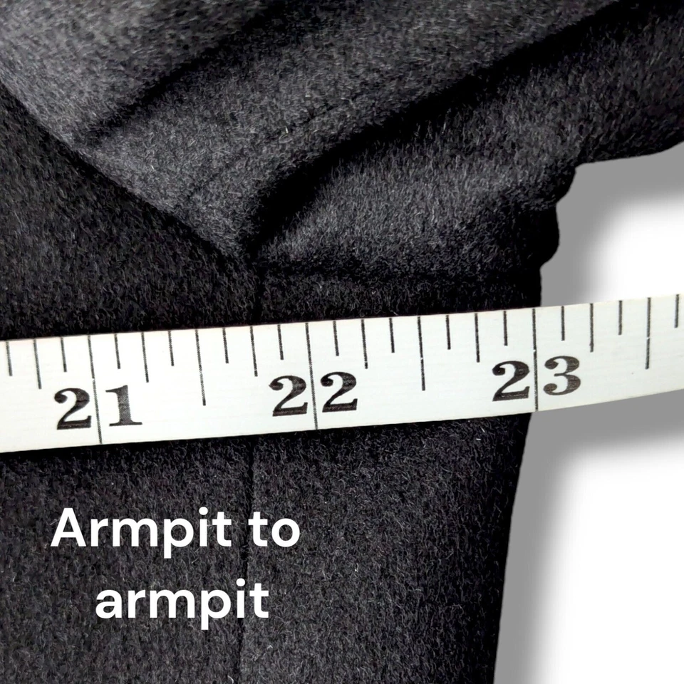 Chaps шерсти шелк кашемир Мужская Sport пальто Blazer куртка классический черный 44L - Изображение 4 из 4