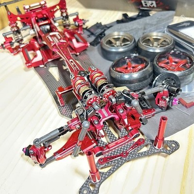 overdose GALM オプション多数 OVERDOSE GALM Ver.2 Drift Chassis Kit w/ Many Aluminum Upgrades