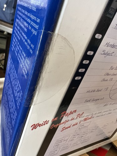 ACECAD DigiMemo L2 Rozmiar litery Notatnik cyfrowy /w długopisie Manual SoftVer 2,40L Nowy - Zdjęcie 13 z 13