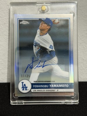 YOSHINOBU YAMAMOTO 2026 Topps Chrome Certified Autograph Refractor