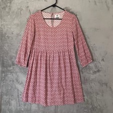 Old Navy Babydoll Short Dress Sz Small Petite Ditsy Floral Spring Cottagecore