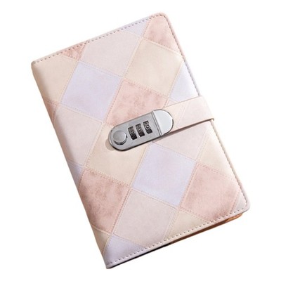 Elegant Combination Lock Cover Notebook Build In Password Lock And Memo Pages