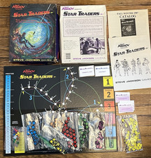 Star Traders Board Game - Isaac Asimov Steve Jackson Games 1987 99% Complete