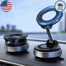 360  Adjustable Magnetic Vacuum Suction Cup Car Phone Holder Mount for MagSafe