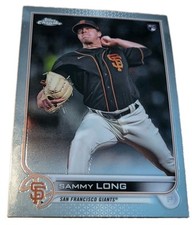 2022 Topps Chrome Sammy Long Rookie #59 San Francisco Giants Baseball Card (J8. rookie card picture