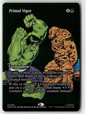 MTG Primal Vigor (Borderless) M Marvel Universe Eternal-Legal 81 Regular NM