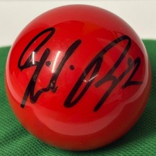 2015 World Snooker Champion Stuart Bingham Signed Red 2'' Snooker Ball + Cert