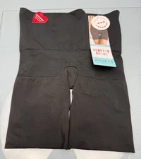 Assets by Spanx Womens Size M Medium Shaping Shorts Very Black 10125R New