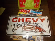 Vintage Novelty Vanity License Plate Chevy Eater-RRRRRRRRR (102)