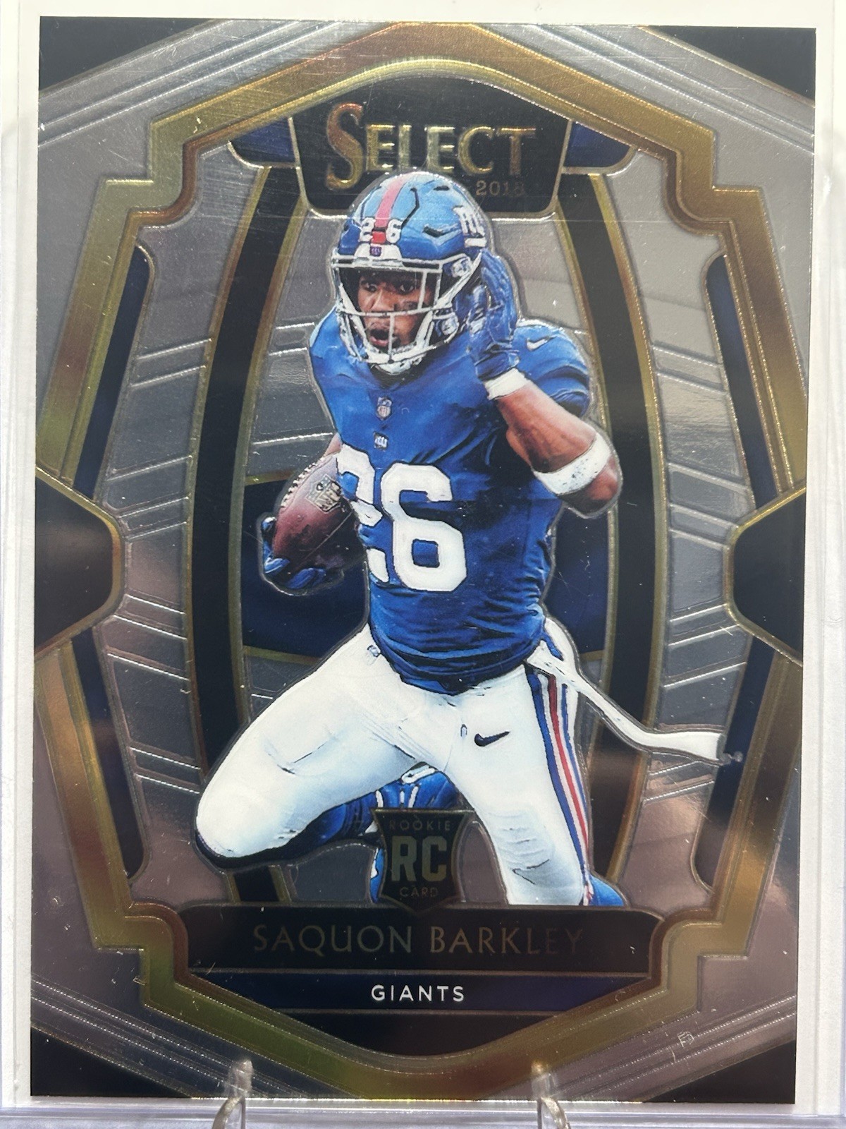 2018 Panini Select - Premier Level Saquon Barkley #105 (RC)