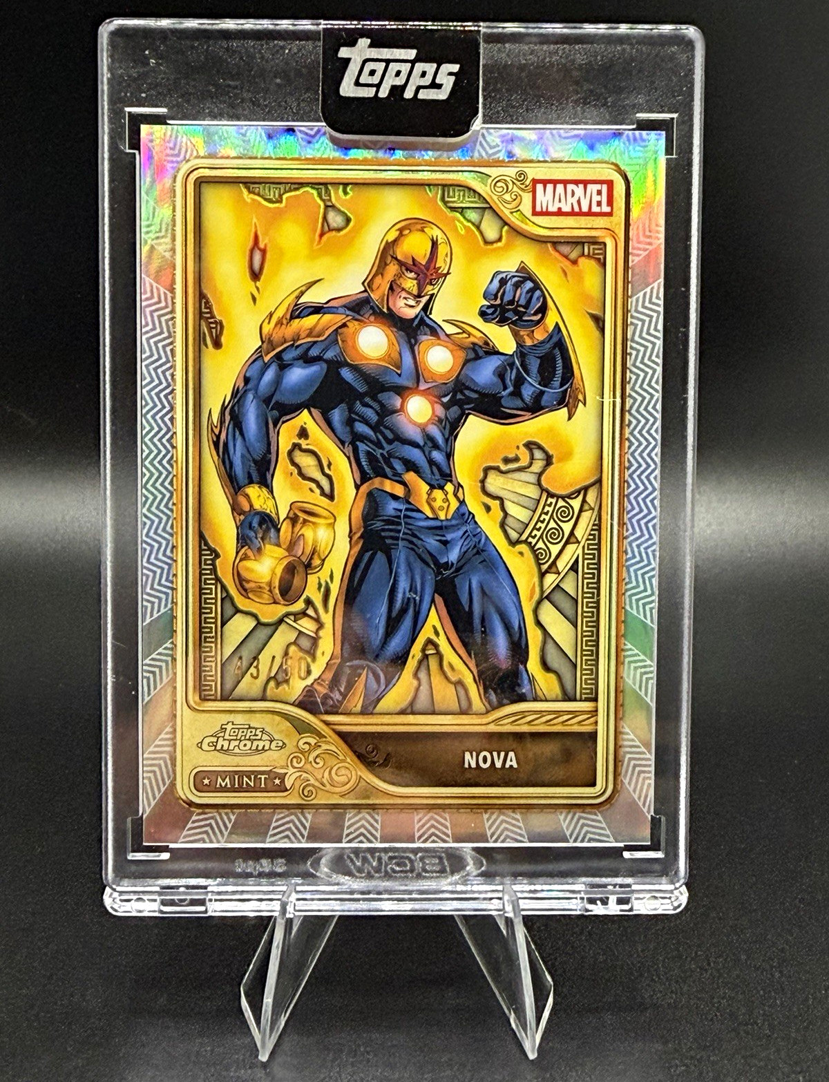 Topps Marvel 2026 Topps Mint Marvel Nova #89 Gold Serial Numbered 43/50
