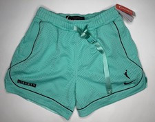 Nike New York Liberty WNBA Team Issue Mesh Shorts Mint Green Womens M
