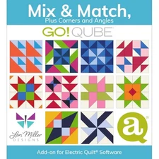 Electric Quilt 8 (EQ8) ADD ON SOFTWARE FOR ACCUQUILT-ALL 6 GO CUBE ADD LICENCE) 