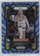 2024 Prizm Monopoly WNBA Boardwalk Blue Tiger Stripes Chennedy Carter #52 13c5
