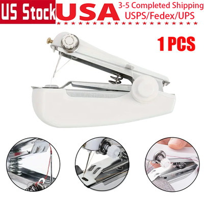 1PC Portable DIY Mini Handheld Sewing Machine Portable Manual Stitch Sewing Tool