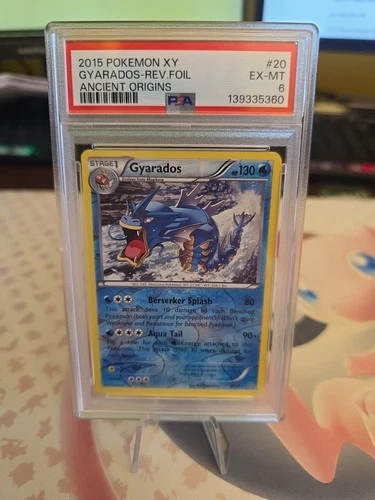Pokémon TCG | Gyarados | #20 | Reverse Holo | Ancient Origins | PSA 6