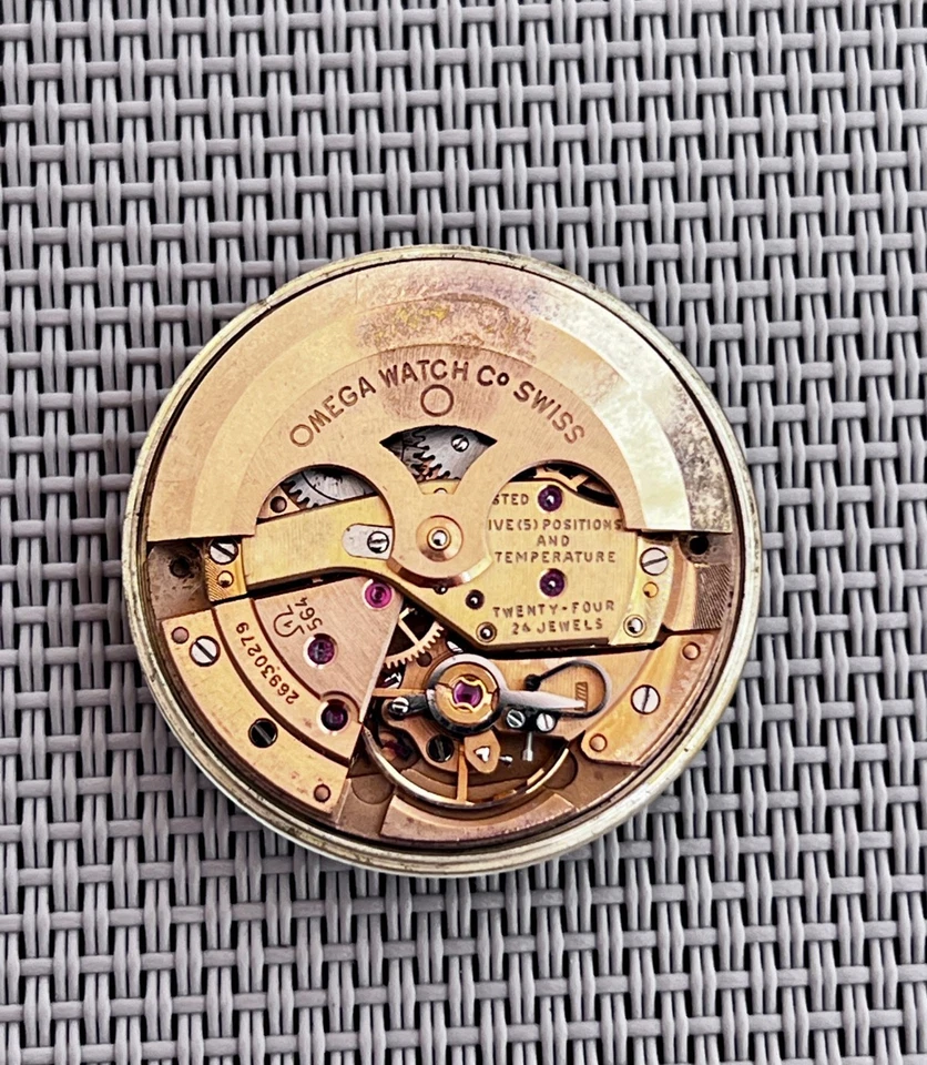 Reloj OMEGA Constellation Cal 564 Movimiento Automático De Colección Para Hombre Esfera Dorada 24J Foto 3 de 3