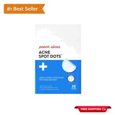 Hydrocolloid Pimple Patches - 30 ct Acne Spot Dots in 3 Sizes for Quick Healing