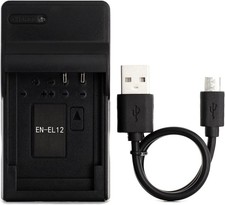 Norifon EN-EL12 USB Charger for Nikon Coolpix...