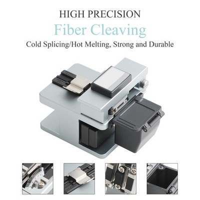Fiber Optic Cleaver FTTH Cable Cutter 3-in-1 Fixture Holder With 24 Points Blade