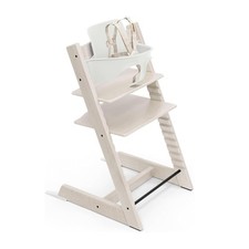 Stokke Tripp Trapp High Chair 2 Whitewash Baby Set 6-36 Months Adjustable