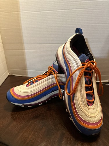 nike air max 97 white fuchsia orange blue