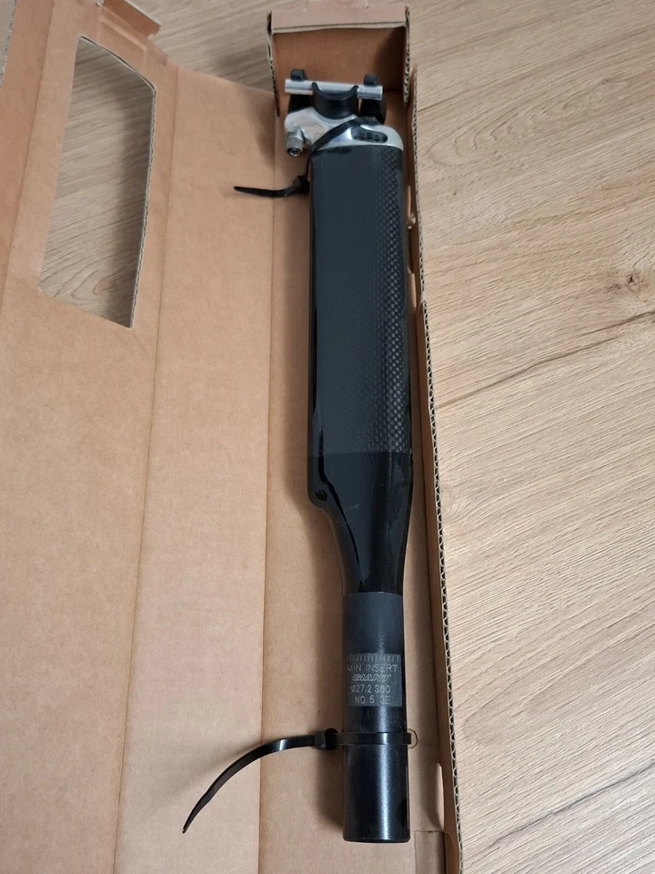 Запчасти для ретро-велосипеда новые в коробке новые из старых запасов гигантский подседельный штырь Aero углерод 27,2 мм × 260x295 L-360 мм - Изображение 3 из 4