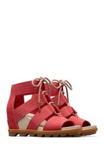 red sorel sandals