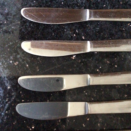 Vintage US Airways Stainless Steel 6.25” Knives - Fab For Butter Or Condiments - Picture 2 of 10