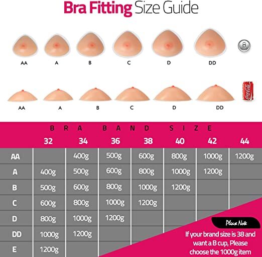 AA-FF Cup Triangle Self-adhesive Silicone Breast Forms CD TG Bra Enhancers