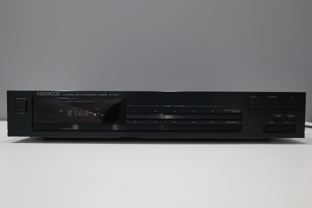 車のパーツ KENWOOD Kenwood Kt-57 Stereo Synthesizer Am/fm Tuner Vintage Circa 1988