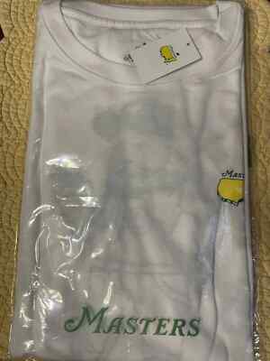 2025 Masters Golf Gnome Caddie T Shirt White Size XXL (2XL