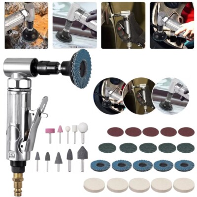 1/4'' Druckluft Stabschleifer Winkel Schleifer Schleifmaschine Werkzeug Kfz 90°
