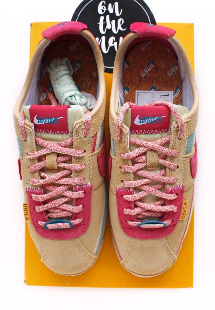 Nike Cortez SP x Union LA Sesame Grain Beige Pink Red UK 5