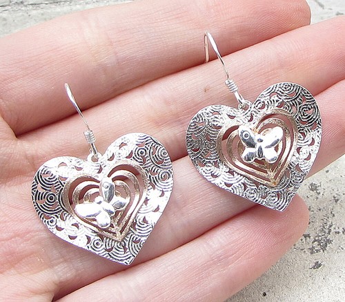 Butterfly Dangle Earrings - EG1071 