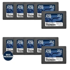 Patriot P210 256GB 2.5" SATA 3 6GB/s Internal SSD For Laptop/PC/MAC 10-PACK BULK