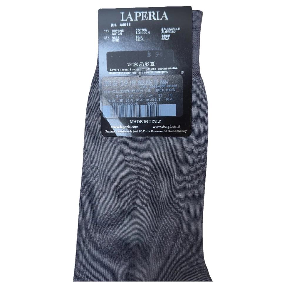 Calcetines de vestir para hombre La Perla elefante volador algodón seda talla 10,5 precio de venta sugerido por el fabricante 94,00 USD raros Foto 3 de 3